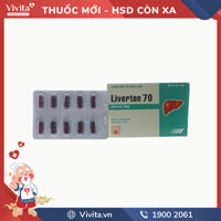 Thuốc trị bệnh gan Liverton 70 | Hộp 100 viên