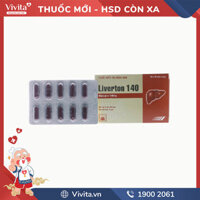 Thuốc trị bệnh gan Liverton 140 | Hộp 100 viên