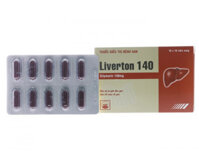 Thuốc trị bệnh gan Liverton 140mg (10 vỉ x 10 viên/hộp)