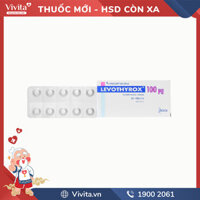 Thuốc trị bệnh lý tuyến giáp Levothyrox 100mcg l Hộp 30 viên