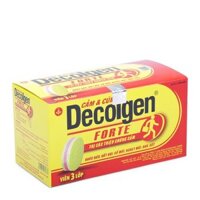 Thuốc trị các triệu chứng cảm nhức đầu, đau, sốt Decolgen Forte (25 vỉ x 4 viên nén)