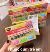 Thuốc trị cảm cúm cho trẻ Taisho Pabron Gold A 46 gói Nhật Bản