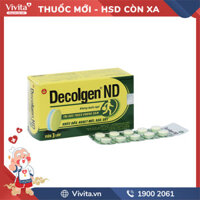 Thuốc trị cảm cúm Decolgen ND Không gây buồn ngủ | Hộp 120 viên