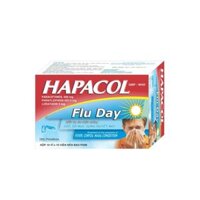 Thuốc trị cảm cúm, giảm đau, hạ sốt Hapacol Flu Day | Hộp 100 viên