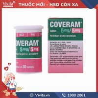 Thuốc trị cao huyết áp Coveram 5mg/5mg | Chai 30 viên