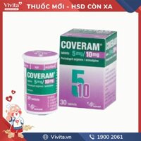 Thuốc trị cao huyết áp Coveram 5mg/10mg | Chai 30 viên