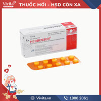 Thuốc trị cao huyết áp, đau thắt ngực Herbesser 30mg | Hộp 100 viên