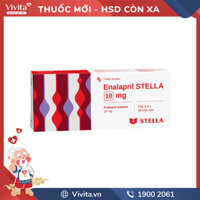 Thuốc trị cao huyết áp, suy tim Enalapril Stella 10mg | Hộp 30 viên