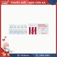 Thuốc trị cao huyết áp Telmisartan Stella 40mg | Hộp 30 viên