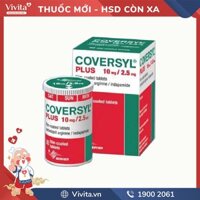 Thuốc trị cao huyết áp Coversyl Plus 10mg/2.5mg | Hộp 100 viên