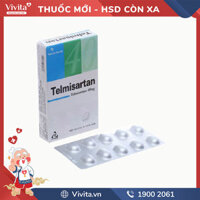 Thuốc trị cao huyết áp Telmisartan TV.Pharm | Hộp 30 viên