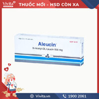 Thuốc trị chóng mặt, mất thăng bằng Aleucin | Hộp 30 viên