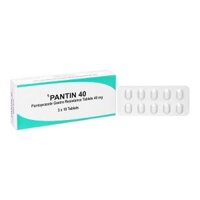 Thuốc trị đau dạ dày PANTIN 40 với  Pantoprazole 40mg