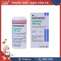 Thuốc trị động kinh Depakine Chrono 500mg | Chai 30 viên