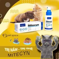 Thuốc trị ghẻ nấm cho chó, mèo dạng xịt Mytecyn 50ml