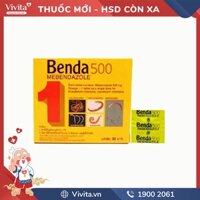 Thuốc trị giun sán Benda 500 | Hộp 1 viên