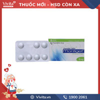 Thuốc trị hen Montiget 5mg | Hộp 14 viên