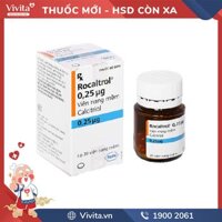 Thuốc trị loãng xương, nhuyễn xương Rocaltrol 0.25mcg | Chai 30 viên