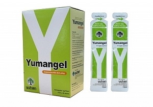 Thuốc trị loét dạ dày, tá tràng Yumangel F | Hộp 20 gói