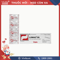 Thuốc trị loét dạ dày, tá tràng Lomac 20 | Hộp 100 viên