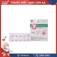 Thuốc trị loét dạ dày, tá tràng Kremil-S | Hộp 100 viên