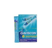 Thuốc trị loét dạ dày, tá tràng Gaviscon hộp 24 gói x 10ml
