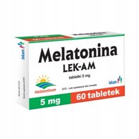 Thuốc trị mất ngủ LEK-AM Melatonin 5 mg 60 viên