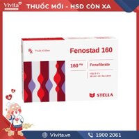 Thuốc trị mỡ máu Fenostad 160 | Hộp 30 viên