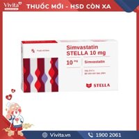 Thuốc trị mỡ máu Simvastatin Stella 10mg | Hộp 30 viên