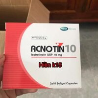 Thuốc trị mụn Acnotin 10mg, 20mg có tác dụng gì? Thuốc Acnotin Isotretinoin 10mg giá bao nhiêu?