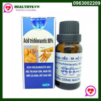 Thuốc trị mụn cóc Acid trichloracetic 80%