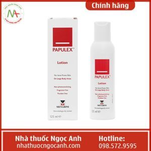 Thuốc trị mụn lưng Papulex Lotion 125ml