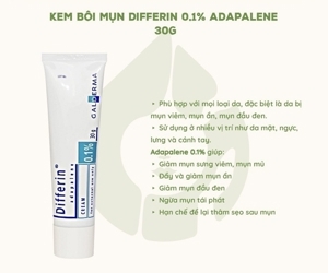 Thuốc trị mụn trứng cá Differin gel
