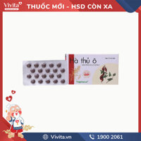 Thuốc trị râu tóc bạc sớm Hà thủ ô Traphaco | Hộp 100 viên