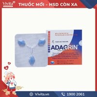 Thuốc trị rối loạn cương dương Adagrin 50mg | Hộp 3 viên