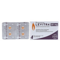 Thuốc trị rối loạn cương dương Bayer Levitra 20mg 4 viên