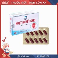 Thuốc trị rối loạn tuần hoàn não Hoạt Huyết CM3 | Hộp 30 viên