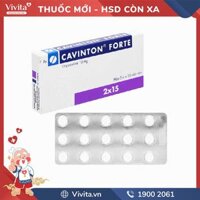 Thuốc trị rối loạn tuần hoàn não Cavinton Forte 10mg | Hộp 30 viên