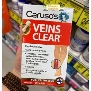 Thuốc trị suy giãn tĩnh mạch Caruso’s Veins Clear 60 viên