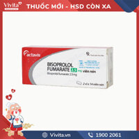 Thuốc trị tăng huyết áp, suy tim Bisoprolol Fumarate 2.5mg | Hộp 28 viên