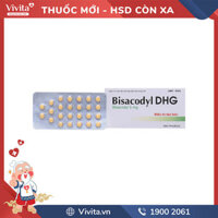 Thuốc trị táo bón Bisacodyl DHG 5mg | Hộp 100 viên