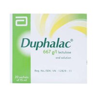 Thuốc trị táo bón Duphalac – Hộp 20 gói