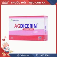 Thuốc trị thoái hóa khớp Agdicerin | Hộp 30 viên