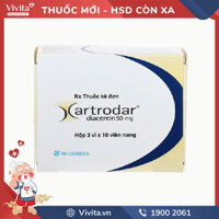 Thuốc trị thoái hóa xương khớp Artrodar | Hộp 30 viên