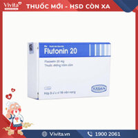Thuốc trị trầm cảm, loạn thần Flutonin 20mg | Hộp 30 viên