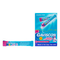Thuốc trị trào ngược dạ dày, thực quản Gaviscon Dual Action 24 gói