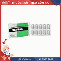 Thuốc trị trào ngược dạ dày, thực quản Nefian | Hộp 30 viên