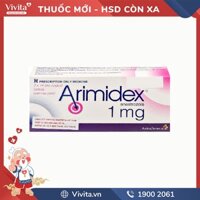 Thuốc trị ung thư vú Arimidex 1mg | Hộp 28 viên