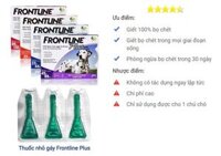 Thuốc trị ve chó Frontline Plus