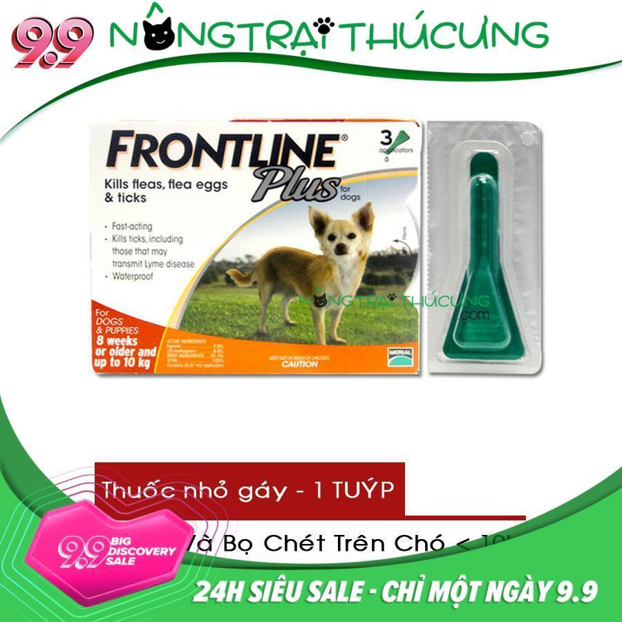 Thuốc trị ve rận nhỏ gáy Frontline Plus cho chó dưới 10kg